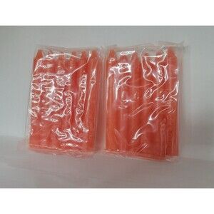12 Orange 6" Taper Candles